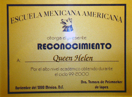Reconocimiento Especial de la EMA (1999-2000)